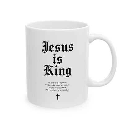 Jesus Is King Ceramic Mug