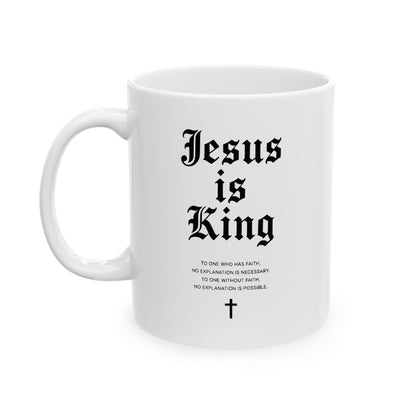 Jesus Is King Ceramic Mug