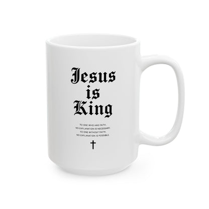 Jesus Is King Ceramic Mug