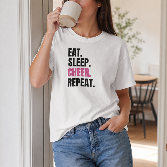 Eat. Sleep. Cheer. Repeat. Apparel